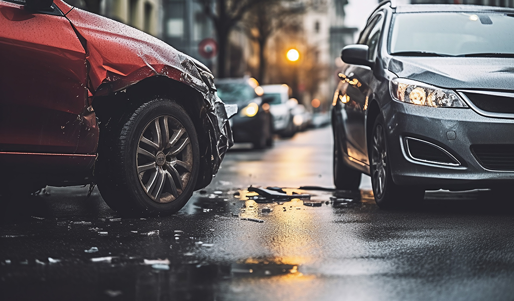 collision of two cars